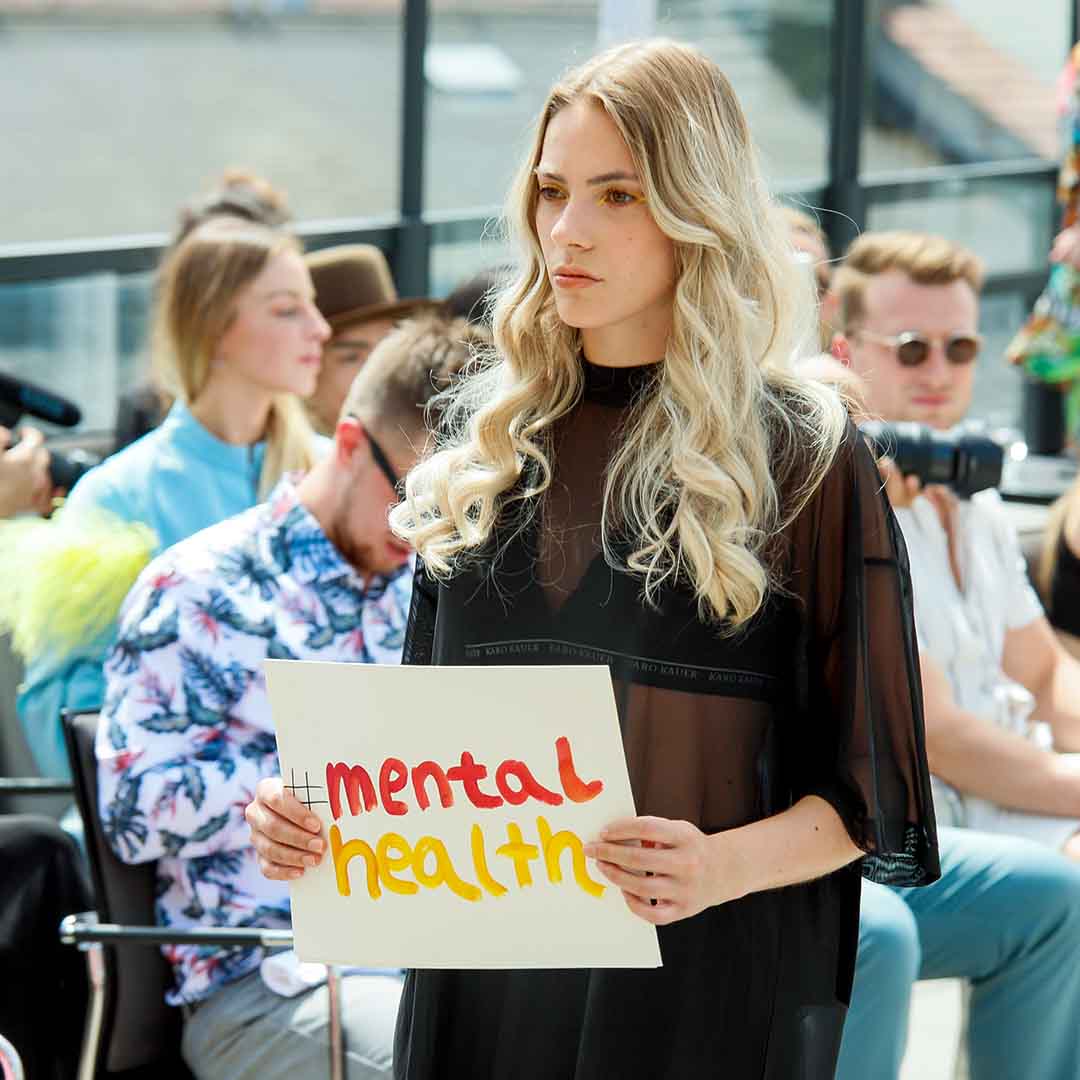 Lisa-Marie Cordt auf der Green Runway Show 2022 © Arno Schimmelpfennig