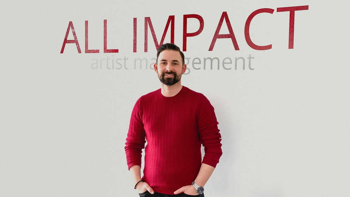 David Völler, Founder ALL IMPACT Artist Management | © David Völler